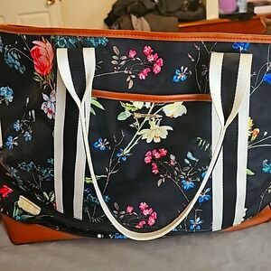Large Stella and Dot Floral Bag